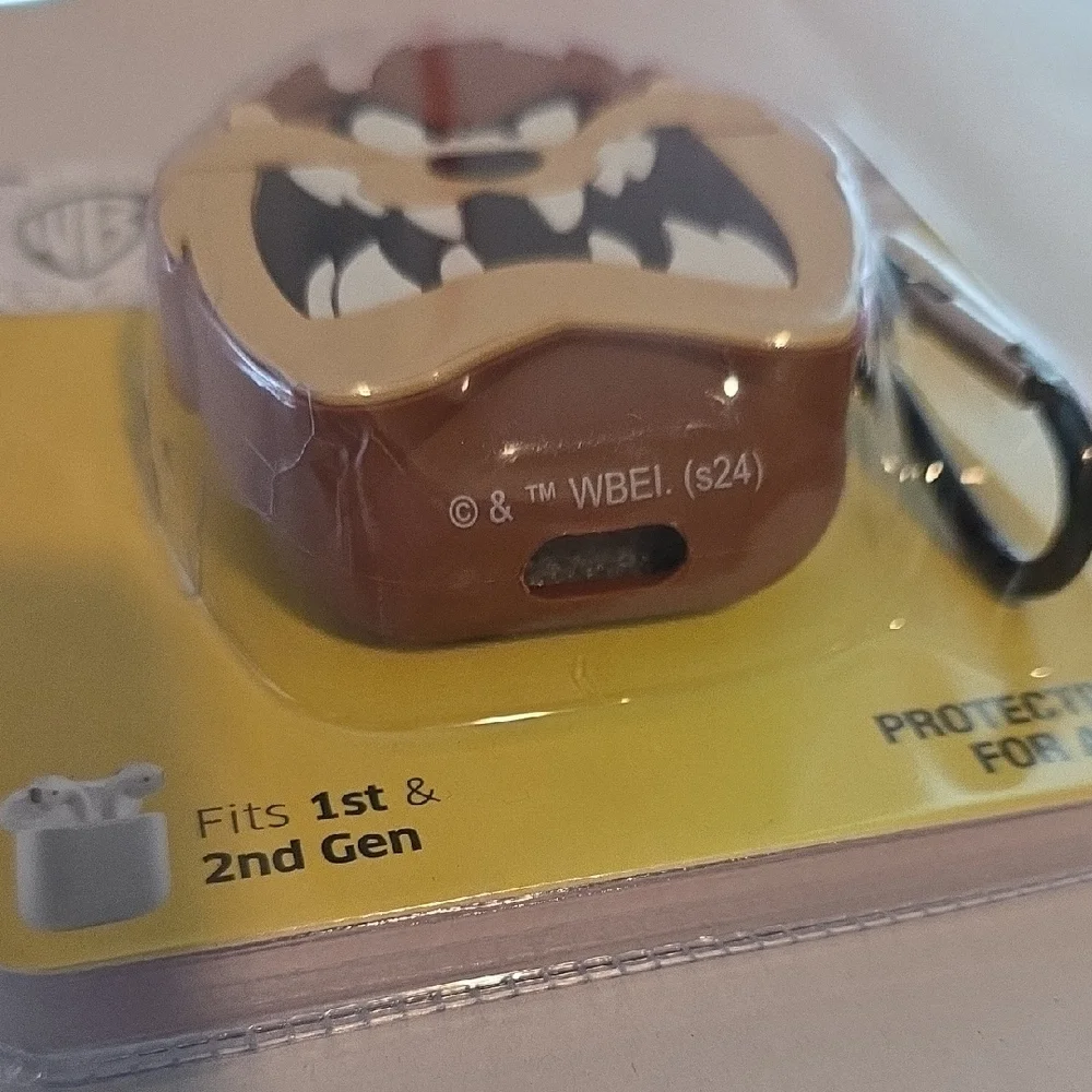 Warner Bros. Brown Taz AirPods Cover NWT